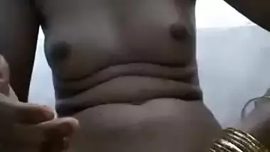 Desi Bhabhi masturbating pussy with full enthusiasm