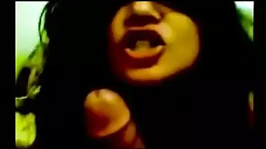 Surat teen cousin sister giving blowjob to elder stepbrother scandal