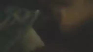 Desi wife shows boob & pussy taking dick on boob