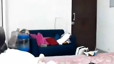 Married Desi lovely with nose piercing has XXX fun with pink sex toy