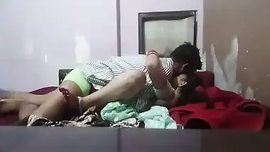 Moaning missionary fucking of horny bhabhi by devar