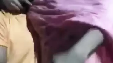 Village wife quick romance boob press by husband