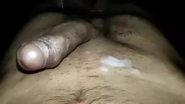 My sister gave me very good masturbation during the night.