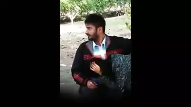 Indian pair outdoor desi mms sex scandal online