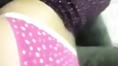 Bang in doggy style on sofa
