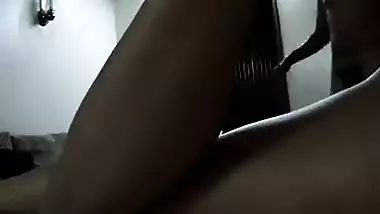Slides off his dick in the end, while the pussy...