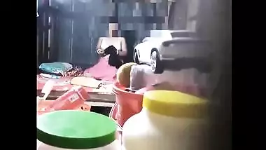 Desi village aunty showing her big boobs and body.