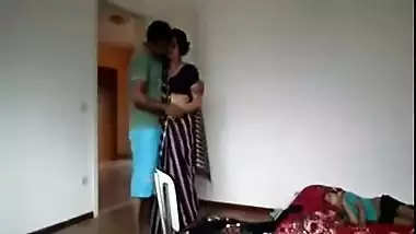 Horny wife letting her hubby’s friend feeling her body