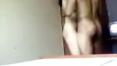 Indian amateur sex tape of a hot couple making out 
