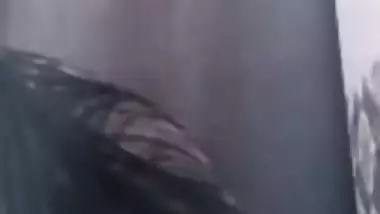 Sexy girl cleaning pussy video captured by her lover