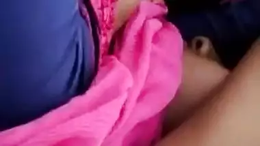 Youngster can't stop worshipping juicy Desi tits in the porn video