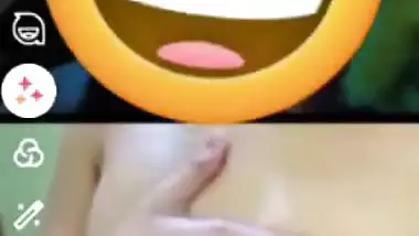 Wife naked boobs sucking by husband before sex