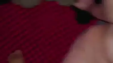 Nude Indian girl gets cum facialized by her lover