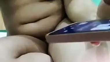 Topless beautiful girlfriend video call to boyfriend