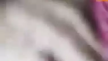 Cute Desi Girlfriend Pressing ans showing big boobs