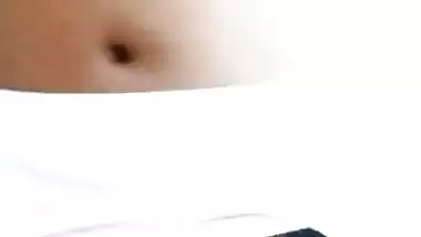 Beautiful collage teensitter dancing in chikni...