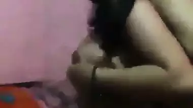MMS porn of a sexy girl riding on her lover’s dick