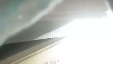 Mom wearing bra after showing her big boobs