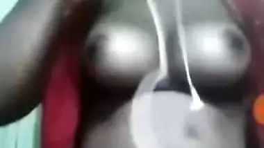 Desi Beautiful Girl Showing Her Boob on Imo video call-1