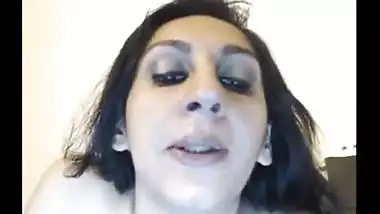 Desi Mumbai bhabhi plays with dildo