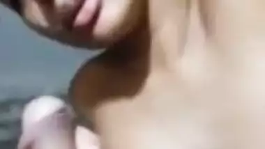 Beautiful Cute Desi Girl Facial With Cum