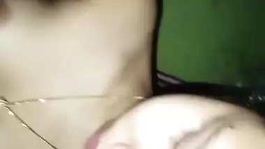 New wife sucking dick of husband at night viral MMS