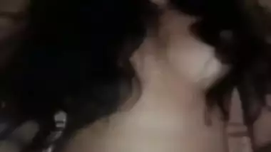 Sexy girl enjoys riding sex while hearing a Bollywood song