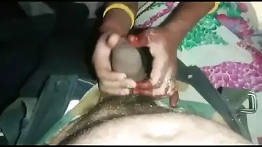 Dick hungry bhabhi blowjob to hubby at night