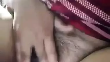Assamese unsatisfied wife fingering pussy