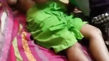 Desi Threesome Indian Randi Bhabhi Boob pressing and romance