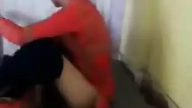 Desi guy capture his girlfriend wearing pant