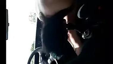 Cute NRI girl outdoor masturbate with car gear